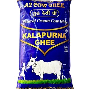 Kalapurna Natural A2 Desi Cow Ghee Pouch - 1 LTR