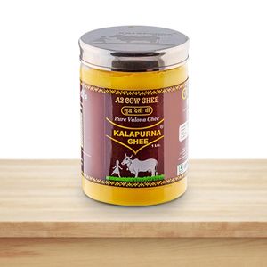 Kalapurna Natural A2 Desi Cow Bilona Ghee Bottle - 1 LTR