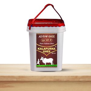 Kalapurna Natural A2 Desi Cow Bilona Ghee Bottle - 15 LTR